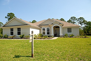 a home for sale being viewed by a prospective buyer