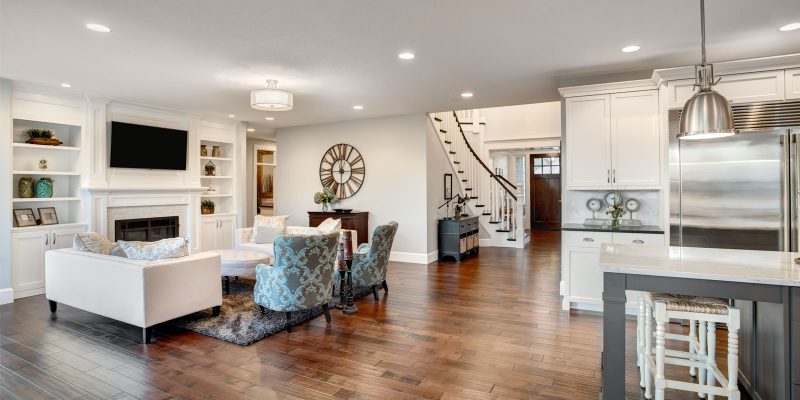 an open house for a home whose seller received professional home staging tips