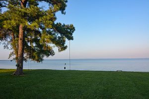 A beautiful evening sight from a Virginia Beach waterfront home